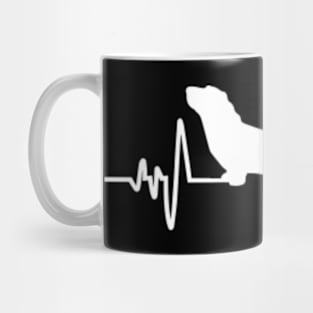 Basset Hound Heartbeat For Dog Lovers Mug